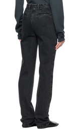 Rier Black Faded Jeans
