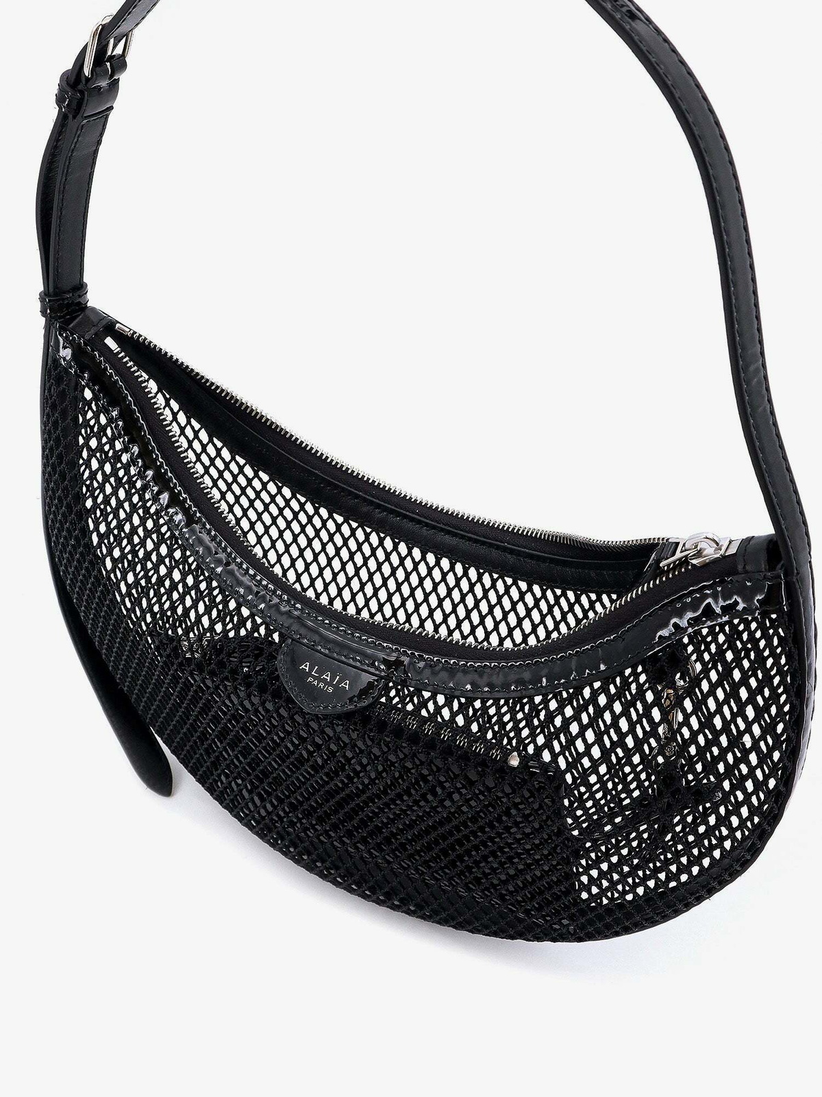 Alaia Black Demi Lune One Piece Womens Shoulder Bag ALAÏA