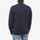 Fred Perry Authentic Men's Knitted Track Jacket in Navy