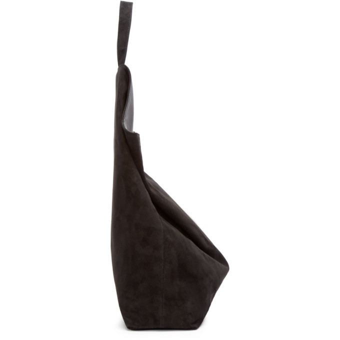 Tsatsas Black Suede Fluke Tote