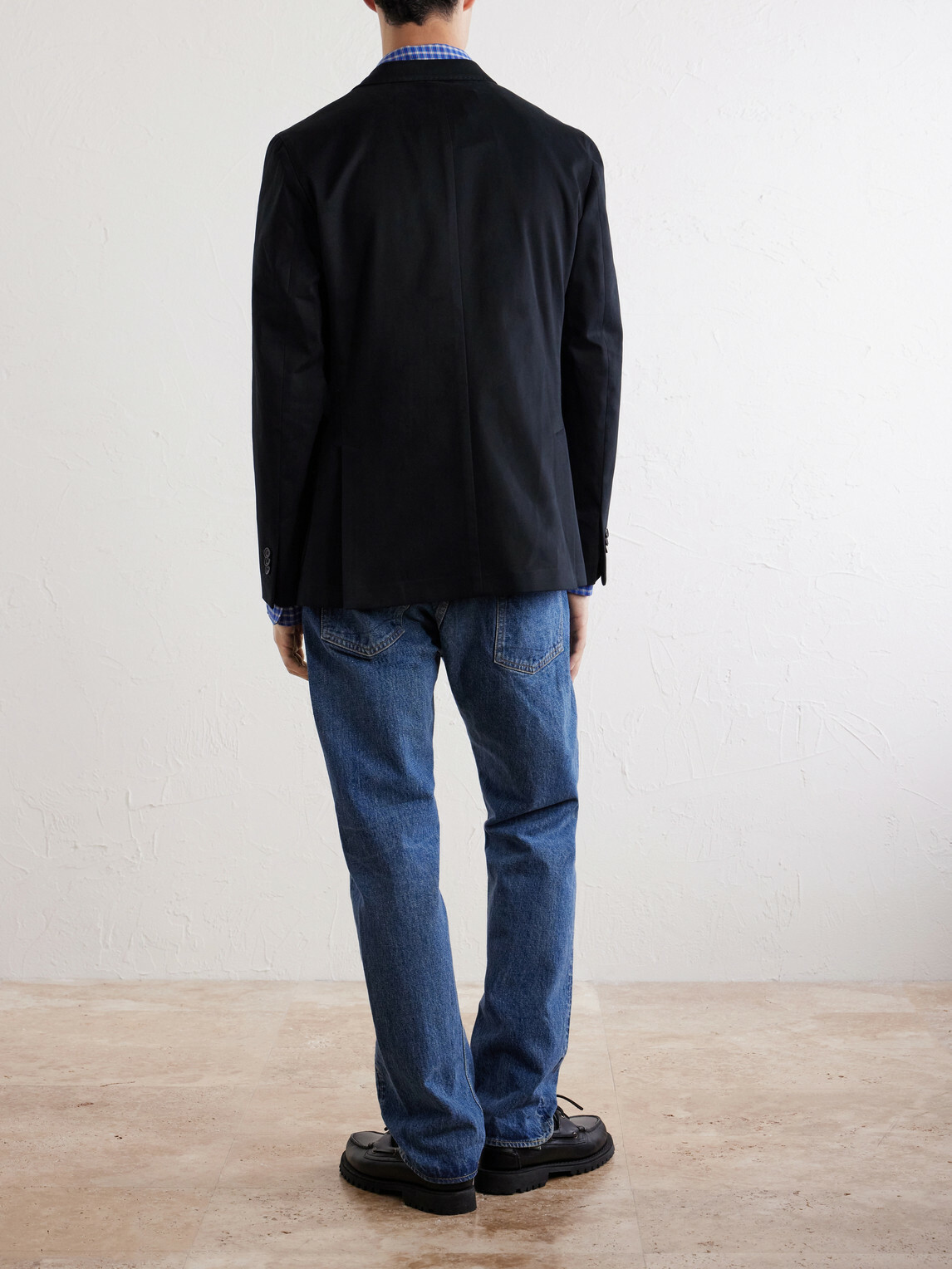 Slowear - Stretch-Cotton Gabardine Suit Jacket - Black