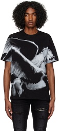AMIRI Black Oversized Pegasus T-Shirt