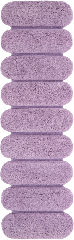 Photo: Mush Studios SSENSE Exclusive Purple Ribbed Runner Rug