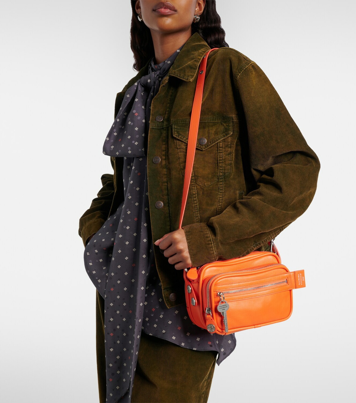Acne Studios Camero Kit leather crossbody bag