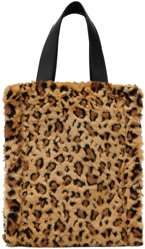 Photo: Junya Watanabe Tan & Brown Leopard Tote