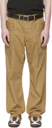 RRL Tan Herringbone Twill Cargo Pants