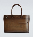 Berluti On Time leather briefcase