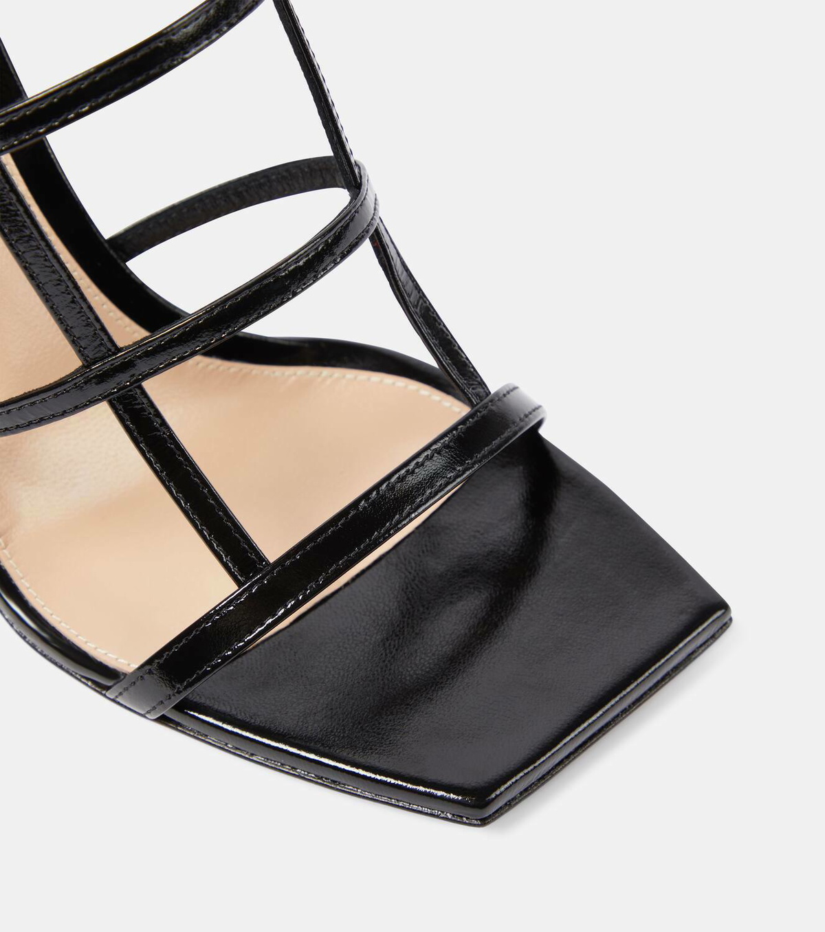 Gianvito Rossi Mondry 95 leather sandals