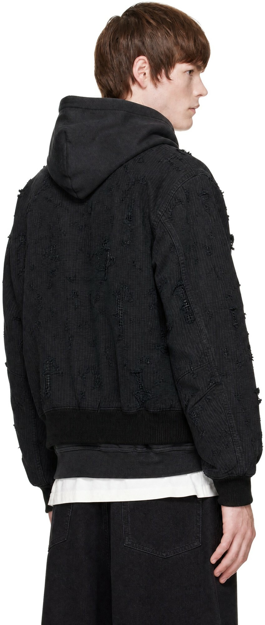 Represent Black 'Anarchy' Denim Jacket