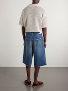 ssstein - Straight-Leg Denim Shorts - Blue