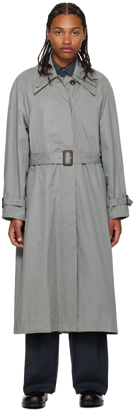 Photo: LOW CLASSIC Gray New Armhole Trench Coat