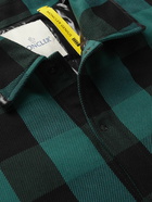 Moncler Genius - 7 Moncler FRGMT Hiroshi Fujiwara Checked Cotton Down Shirt Jacket - Green