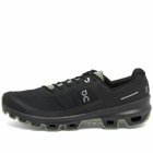 ON Men's Running Cloudventure Sneakers in Black/Reseda