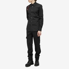 Alexander McQueen Men's Tape Logo Harness Shirt in Black