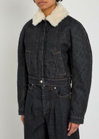 Jacquemus Le Bomber De De-nîmes Denim Jacket Navy