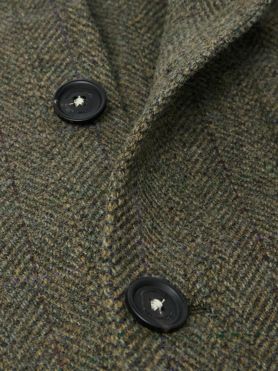 Massimo Alba - Bali Herringbone Wool Coat - Green
