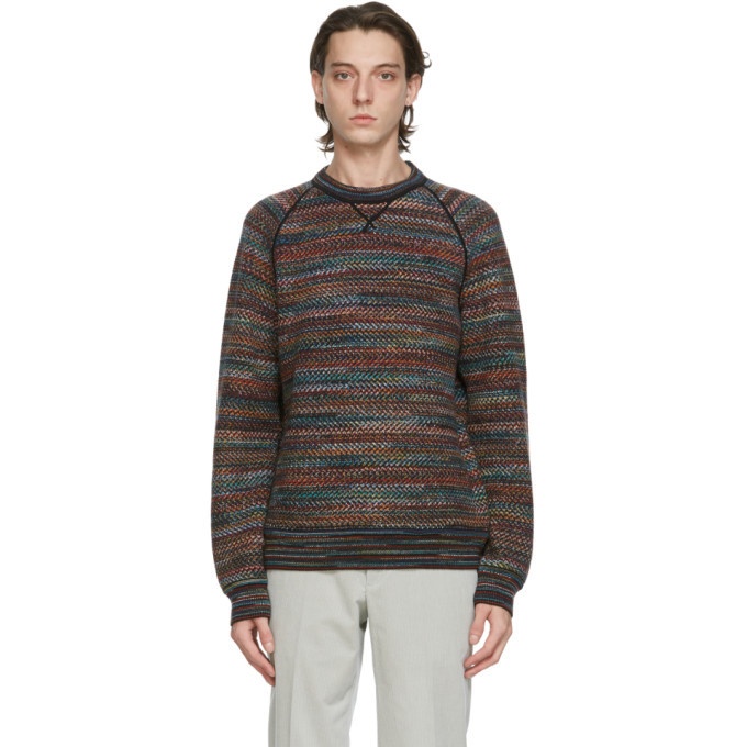 Photo: Missoni Multicolor Wool Striped Sweater