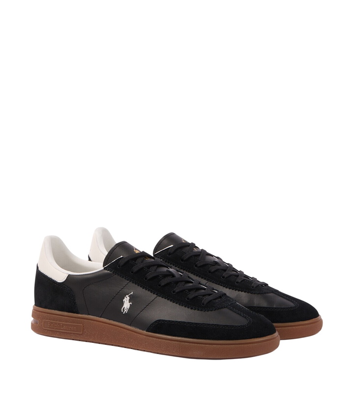 Photo: Polo Ralph Lauren Bedford suede-trimmed leather sneakers