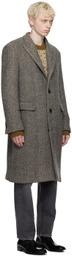 Golden Goose Gray Single-Breasted Coat