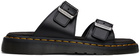 Dr. Martens Black Josef Sandals