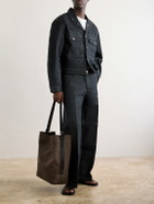 LEMAIRE - Leather-Trimmed Canvas Tote Bag