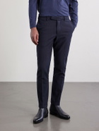 Thom Sweeney - Straight-Leg Cotton-Blend Chinos - Blue