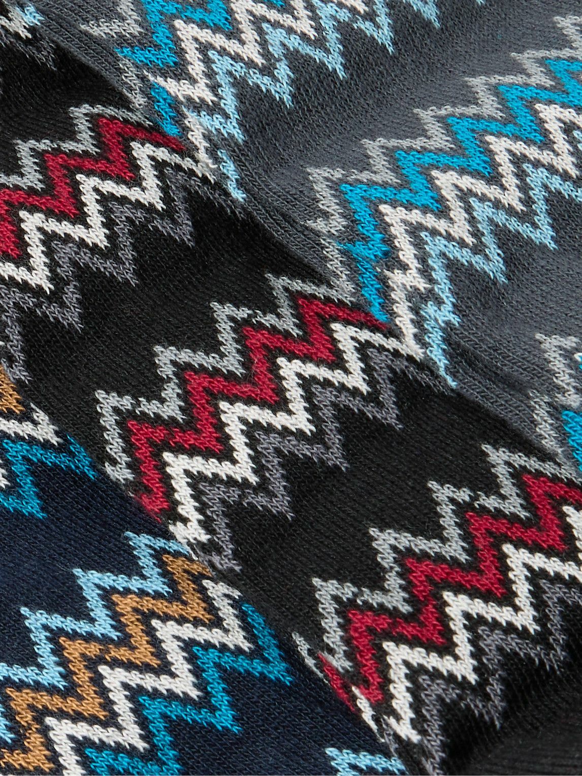 Missoni - Three-Pack Crochet-Knit Stretch Cotton-Blend Socks - Multi