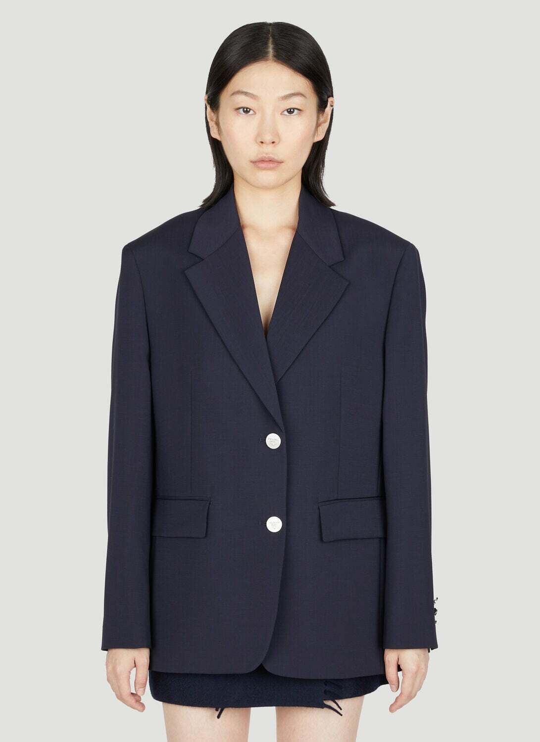 Prada Wool Mohair Suit Blazer