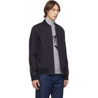 A.P.C. Navy Gregoire Bomber Jacket