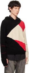 Andersson Bell Black & Red Fite Hoodie