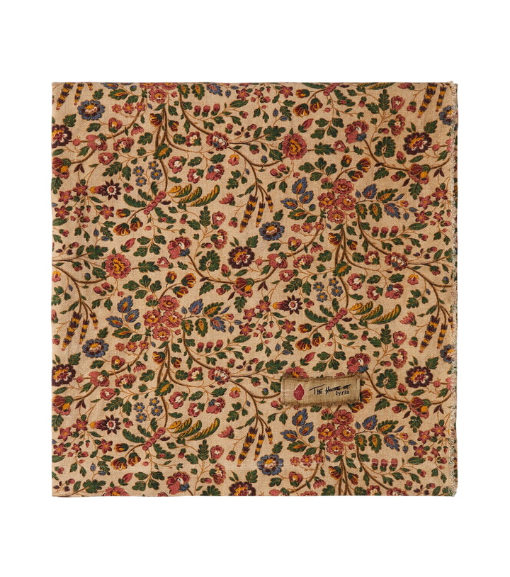 Photo: The House of Lyria Neroli floral linen picnic blanket