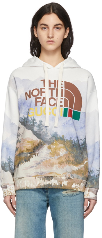 Photo: Gucci Multicolor The North Face Edition Graphic Hoodie