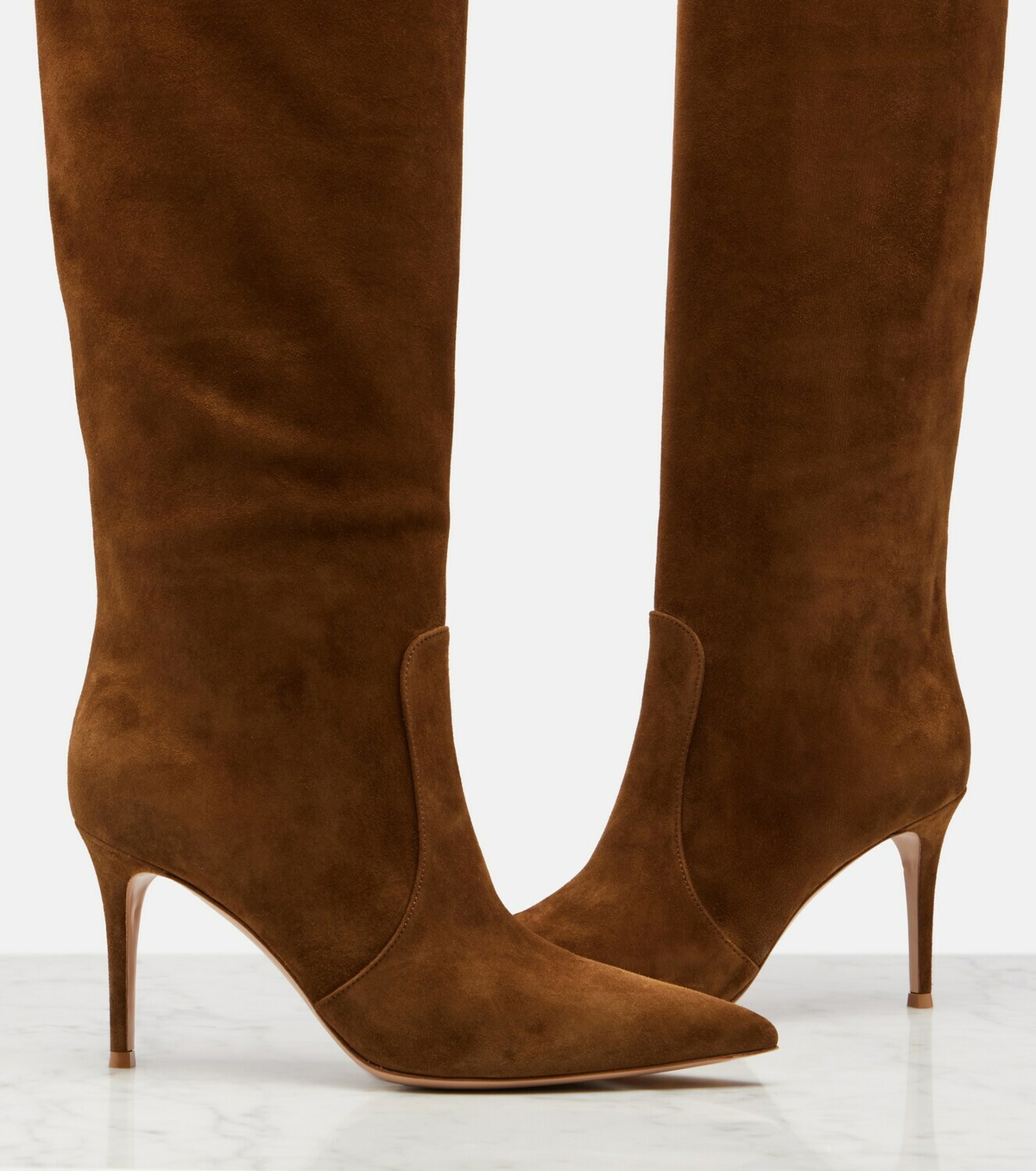 Gianvito Rossi Hansen suede knee-high boots