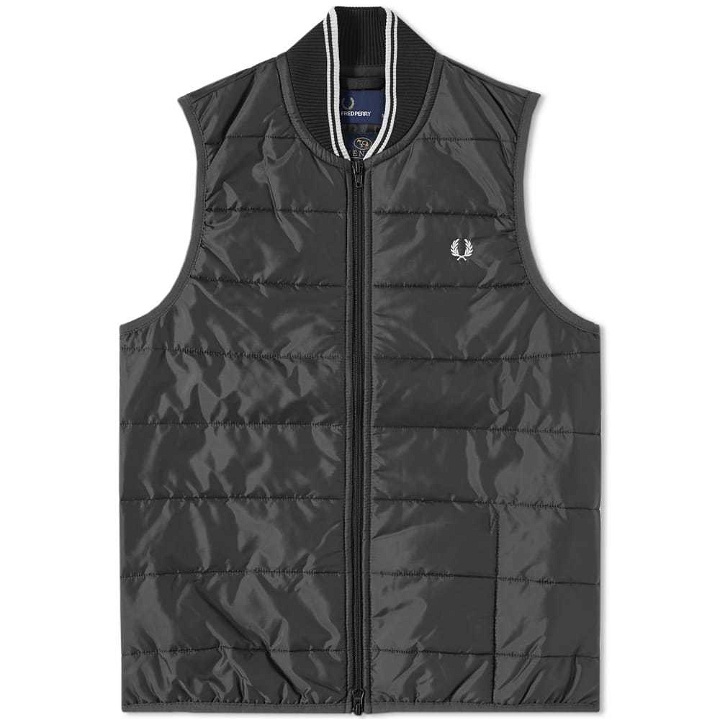 Photo: Fred Perry x Lavenham Quilted Gilet