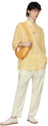 LEMAIRE Yellow Double Pocket Shirt