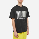 VTMNTS Men's Big Barcode T-Shirt in Black