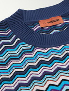 Missoni - Striped Degradé Cotton-Blend T-Shirt - Multi