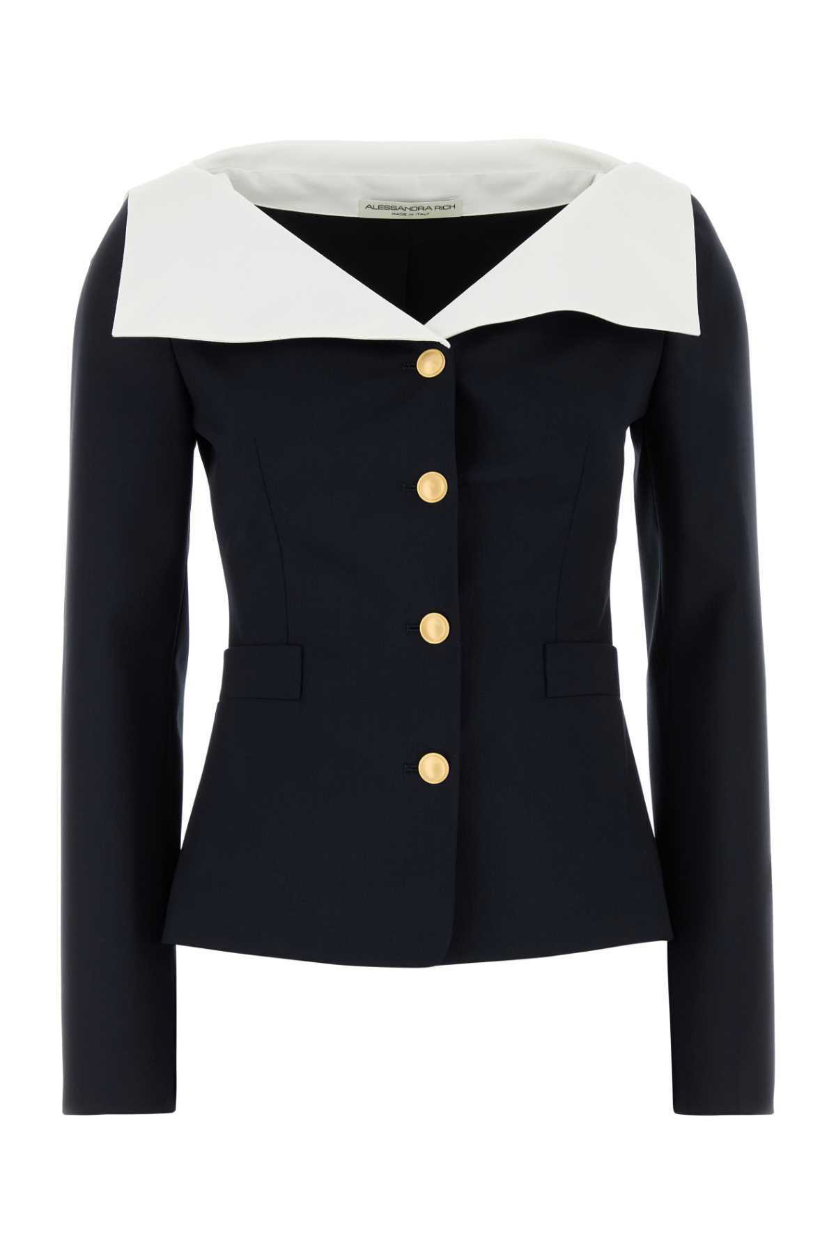 ジャケット ALESSANDRA RICH Embroidered tweed oversize blazer Alessandra Rich Embroidered tweed oversize blazer | The