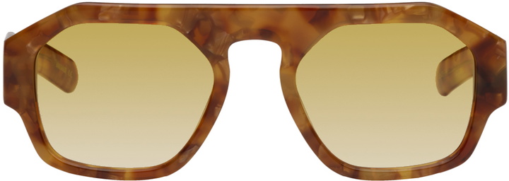 Photo: FLATLIST EYEWEAR Tortoiseshell Lefty Sunglasses