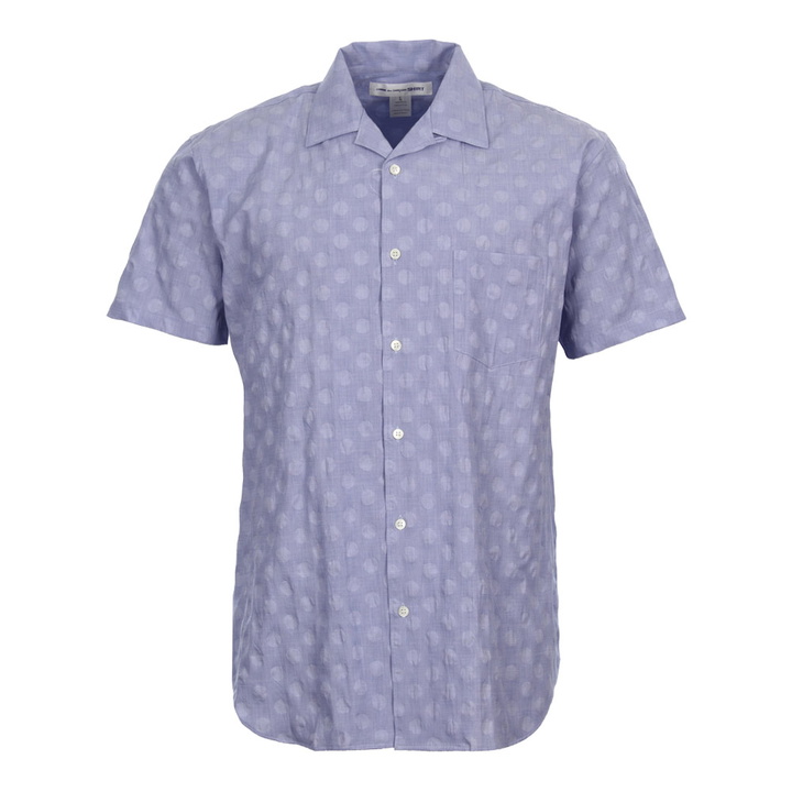 Photo: Dot Structure Shirt - Blue