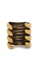 Khaite Cyclone Antique Sculpted 18kt Gold-plated Cuff - One Size