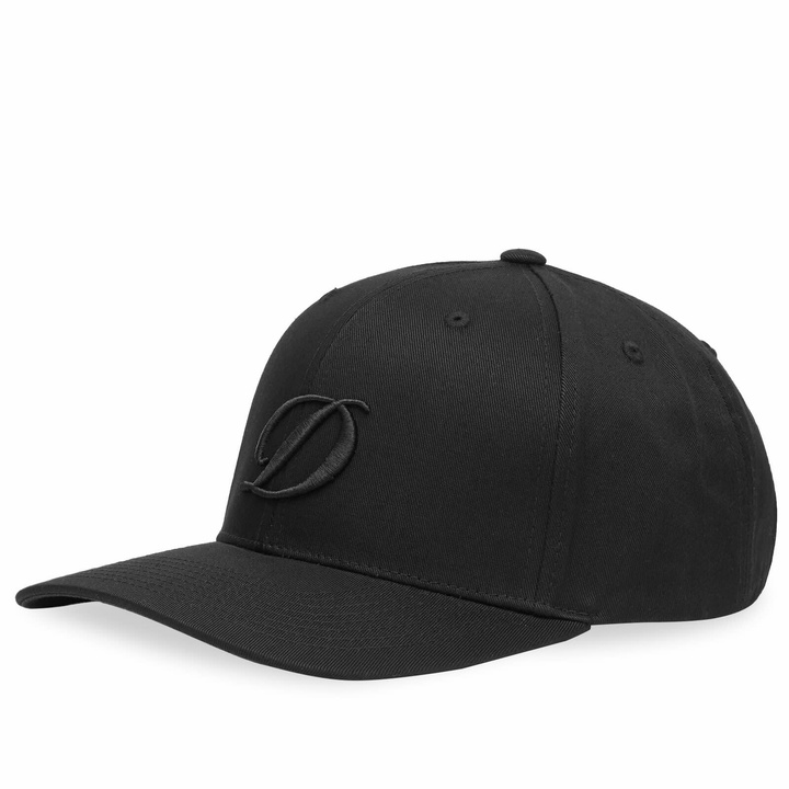 Photo: Dime Men's Cursive D Baseball Cap in Black 