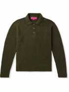 The Elder Statesman - Cashmere Polo Shirt - Green