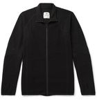 Snow Peak - Waffle-Knit Wool-Blend Zip-Up Cardigan - Black