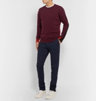 Etro - Colour-Block Wool and Cashmere-Blend Sweater - Burgundy