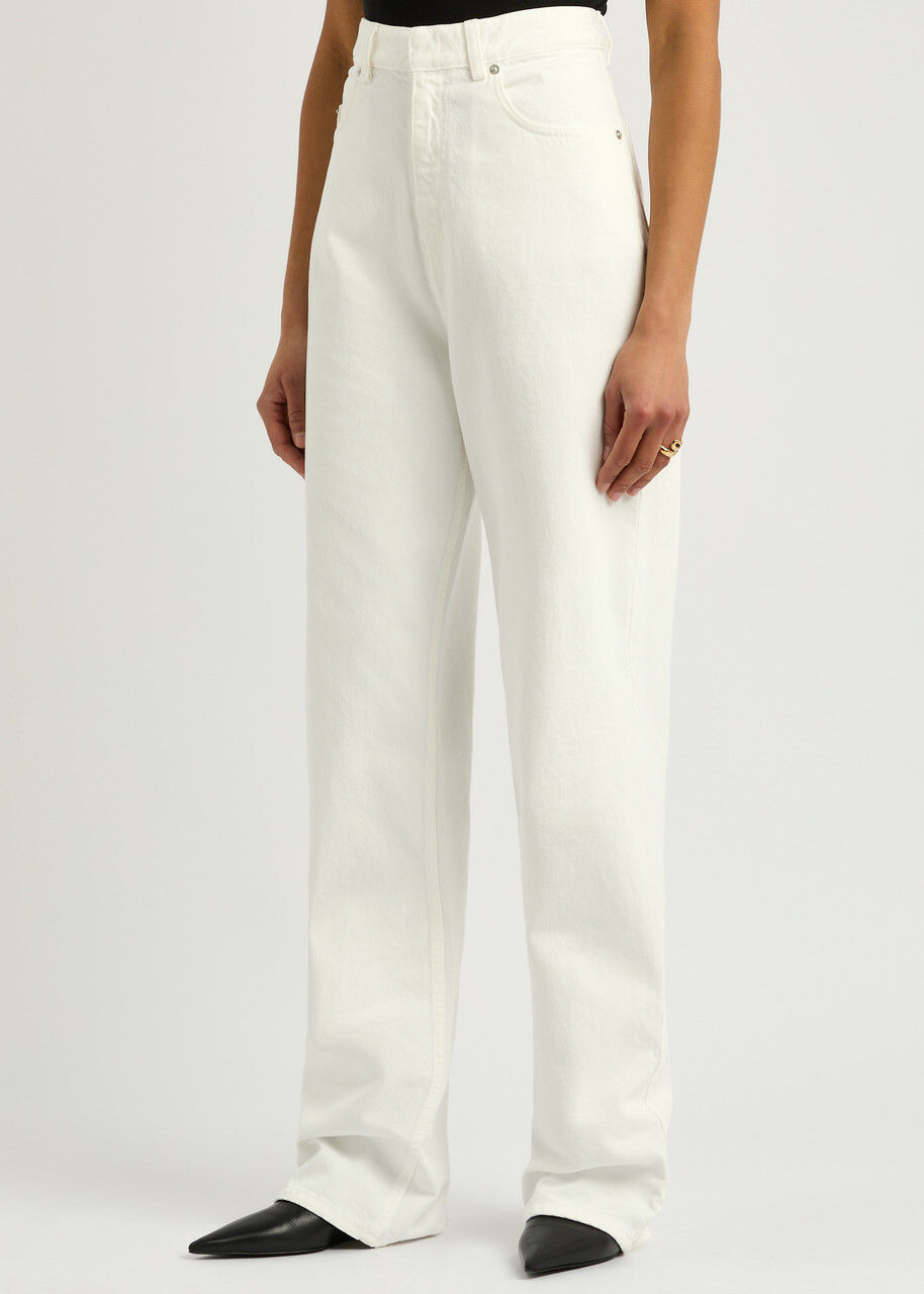 Petar Petrov Streetlife Wide-leg Jeans Ecru
