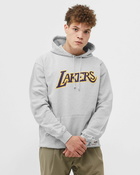 Mitchell & Ness Team Logo Hoody La Lakers Grey - Mens - Hoodies/Team Sweats