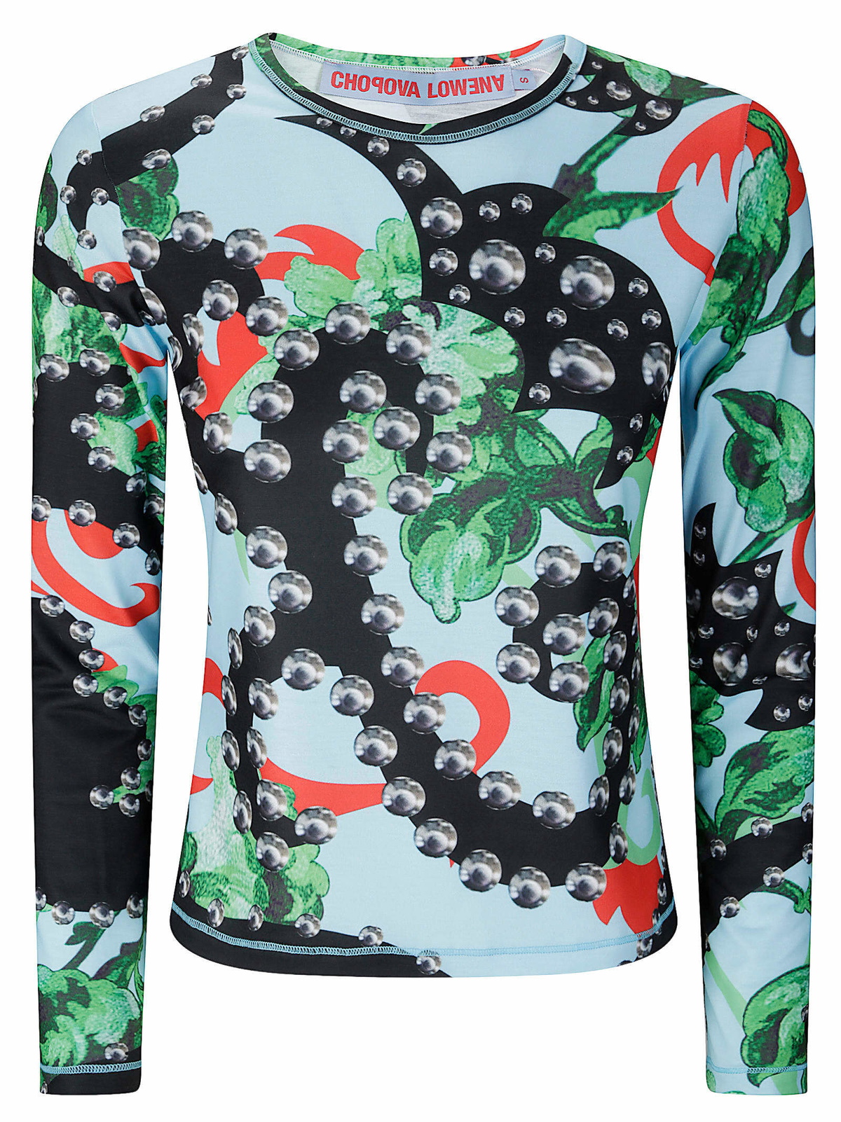 Chopova Lowena Red Klondike Long Sleeve T-Shirt Chopova Lowena