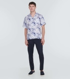 Vilebrequin Charli printed linen bowling shirt