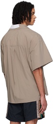 kolor Taupe Layered Shirt